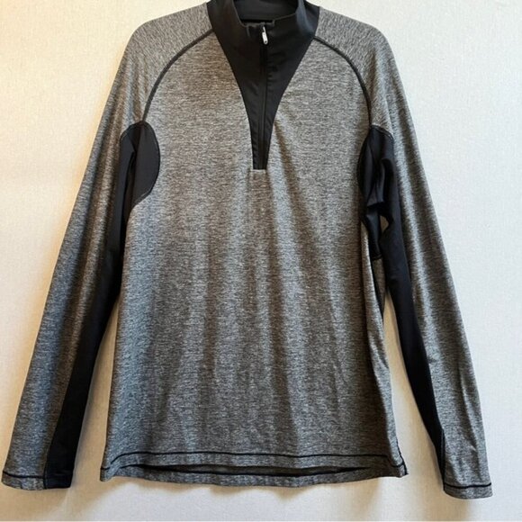 Lululemon Athletica Blaze 1/2 Zip pullover long sleeve run top Sz L/XL 23” PTP - Picture 2 of 9